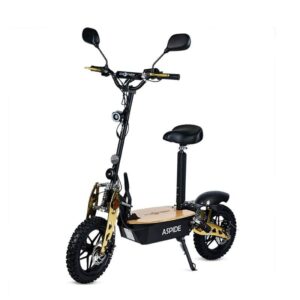 Trottinette électrique 2000W avec siège Aspide Bois